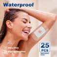 thumbnail image 2 of Waterproof Transparent Film Dressing with Pad 25 Pack, 4"x4.75" Large Bandages Adhesive Patches, Wound Cover Patches for Post Surgical, IV Shield, Tattoo Aftercare Bandage, 2 of 4