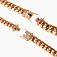 thumbnail image 5 of GHSDFBB Dog Collars for Large Dogs Rust-Free Dog Training Collars Large Pet Dogs/Bully Pitbull 10mm-18inch Golden, 5 of 5