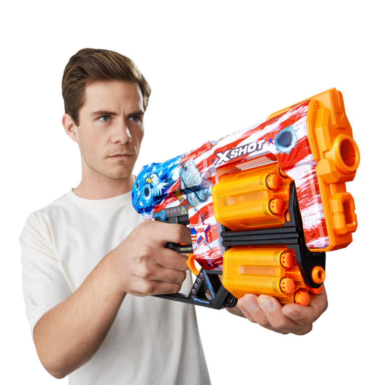 XSHOT Skins Dread Dart Blaster Defense Force (12 Darts) by ZURU