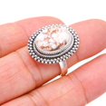 thumbnail image 3 of StarGems&reg; Natural Penut Wood Jasper Handmade 925 Sterling Silver Ring 8.5 F3088, 3 of 7