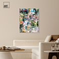 thumbnail image 3 of Nusa Dua Beauty Canvas Tropical Abstract Wall Art by Art Remedy, White Frame, 36" x 45", 3 of 7