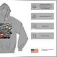 thumbnail image 6 of Still Plays With Cars Ford Falcon Unisex Hoodie 60-70s Classic Muscle Car, 6 of 7