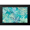 thumbnail image 2 of Pinto, Patricia 18x13 Black Modern Framed Museum Art Print Titled - Under the Sea Plants Blue, 2 of 5