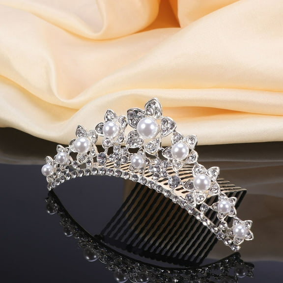 MLINS  Rhinestone Hair Comb Beads for Girls Accessories Baby Child