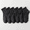 Black, variant on NevEND 6 Pairs Women's Men's Ankle Cotton Mini Crew Socks Athletic Running Sports with Thick Cushioned Size M Mixed Color