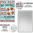 thumbnail image 3 of Lake Rules Tin Sign Cave Pool Country Lake House Farmhouse Cabin Beach Bar Wall Decor Sign 12x8 Inches, 3 of 5
