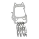 thumbnail image 1 of Llavero De Metal En Forma De Gato, Llavero De Acero, Hebilla, 1 of 5