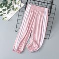 thumbnail image 2 of Gyexs Sweatpants for Girls Straight Leg Elastic Sweatpants Back To School Clothes Parachute Pants for Boys Girls Jeans (D, 8-9 Years), 2 of 3