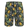 thumbnail image 6 of Kdxio Citrus Fruits Elegant Lemons Pattern Mens Casual Shorts - Drawstring Summer Beach Sports Shorts for Men, 6 of 9