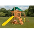 thumbnail image 3 of Sky View Cedar Backyard Playset Yellow Slide | W: 17'10" D: 9'4" H: 9'9" | Glider & Belt Swings | Binoculars, Steering Wheel & Telescope | Kids Age 3-12 | ASTM Standards | 10-Year Warranty on Wood, 3 of 5