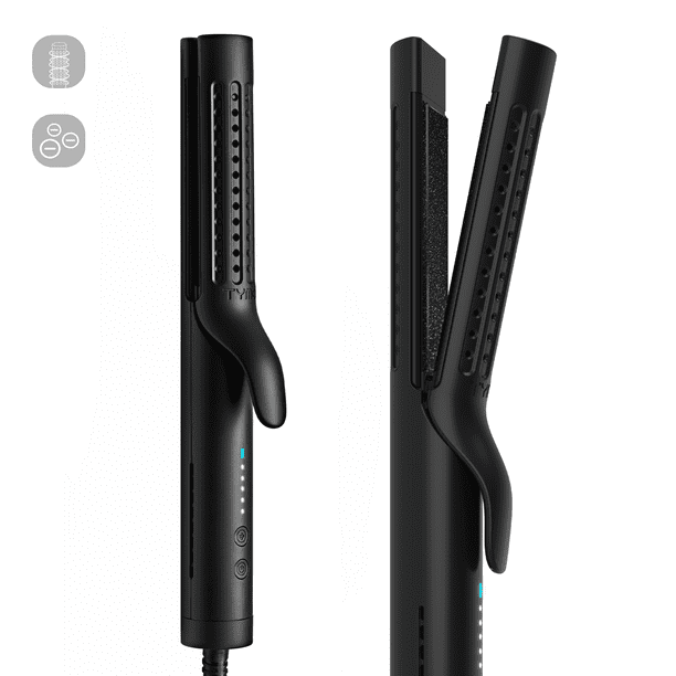TYMO 360°Airflow Styler Hair Curling Flat Iron, 2 in 1 Ionic Hair