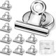 thumbnail image 1 of 12-pack Magnetic Clips, Strong Refrigerator Magnets, Perfect Magnets, 1 of 5