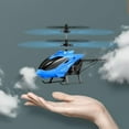 thumbnail image 4 of Travelwant RC Aircraft Toy with Bright Light Gesture Infrared Sensor Anti-collision Rechargeable Simulation Model Toy Anti-interference Remote Control Airplane Mini 2CH Helicopter Toy, 4 of 8