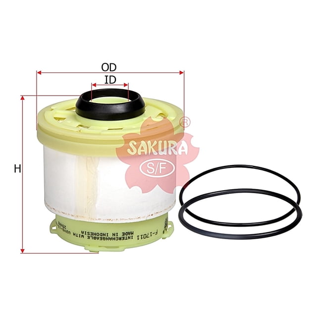Filtro de Combustible SAKURA Ranger 2013 A 2019 L4 2.2L Diesel Cartucho