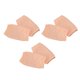 thumbnail image 4 of 3 pares de calcetines reparadores de talón para talones agrietados, transpirables, abiertos, con gel hidratante para talones secos y agrietados (color rosa carne), 4 of 14