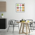 thumbnail image 2 of Stupell Industries Delicious Various Donuts Food & Beverage Painting Gray Framed Art Print Wall Art, 24 x 24, 2 of 8