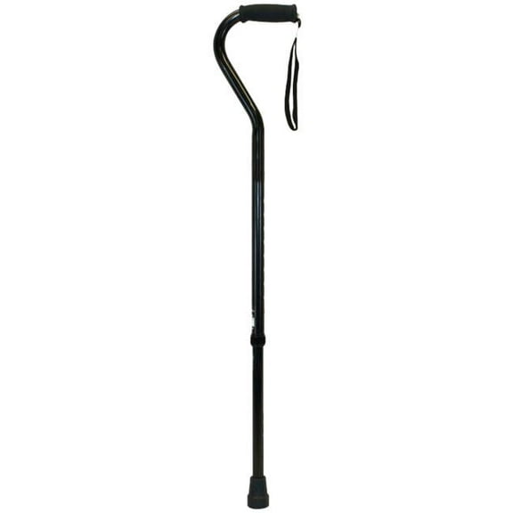 Roscoe Medical CNOFHD 500 lb Heavy Duty Offset Cane, Black