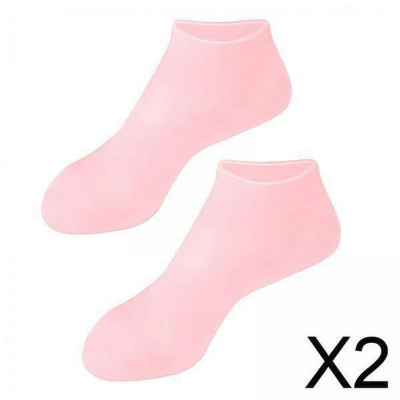 Calcetines de silicona,Calcetines de gel de silicona suave para pies agrietados,Mangas hidratantes para el cuidado de los pies Calcetines para los dedos del pie Talón,Protector áspero para el