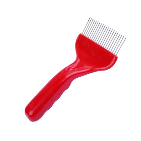 Stainless Steel Tines Uncapping Fork With Tools Red