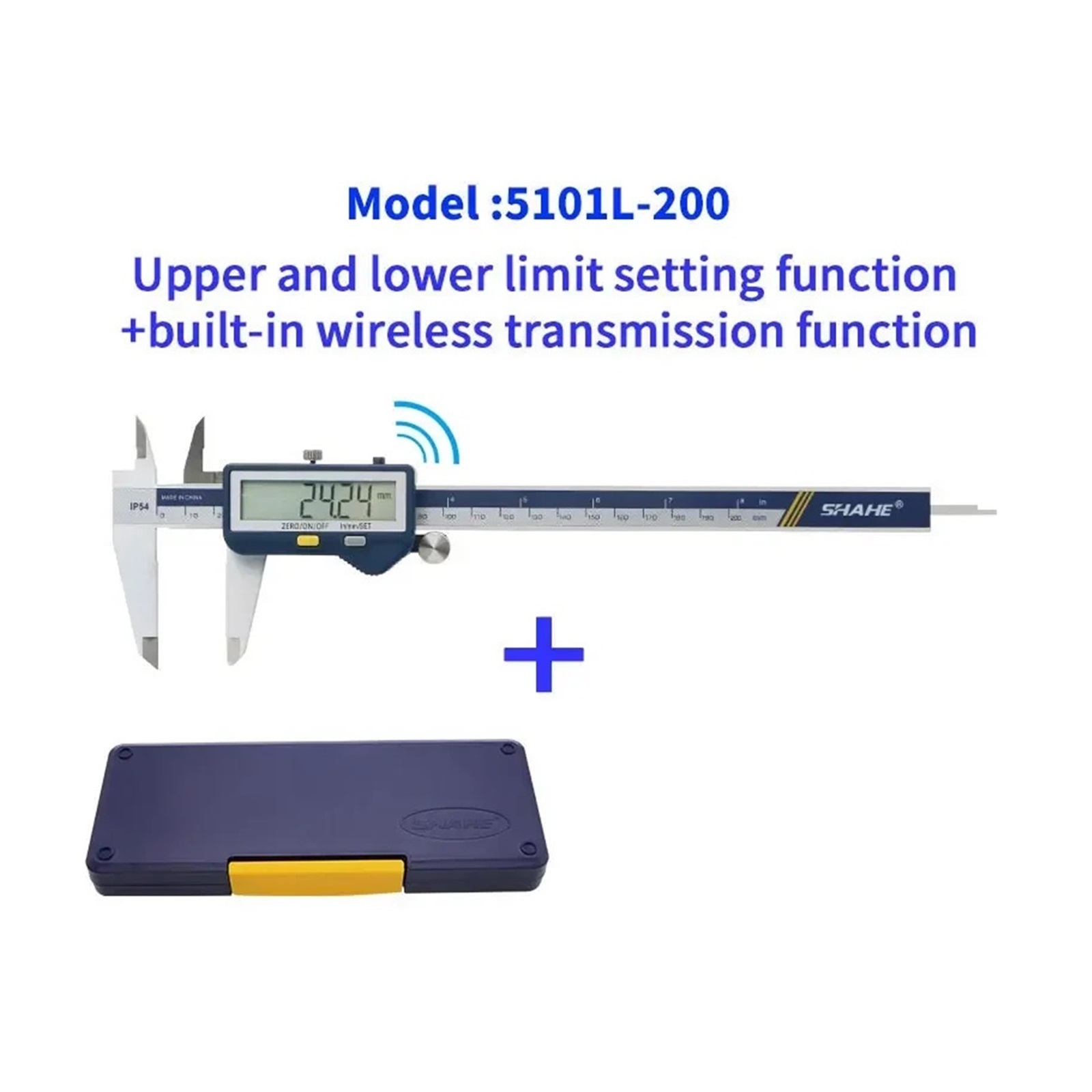 Digital Wireless Caliper,150/200/300 Mm Stainless Steel Digital Caliper With Large Screen Micrometer Caliper Digital Built-in Wireless Caliper ,Your Good Helper