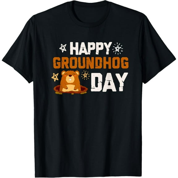 Happy Groundhog Day Punxsutawney Phil Marmota Lover T-Shirt Shirts
