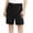 Black, variant on Maqroz Boys Classic Chino Shorts Flat Front Dress Pants Adjustable Waist Knee Length School Uniform Golf Bottoms with Functional Pockets Black,11-12Years