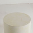 thumbnail image 6 of Set of 2 Round Faux Marble Nesting Coffee Tables - Modern Beige Accent Tables, 6 of 9