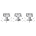 thumbnail image 3 of maskred 1/2/3/5 1111Fourone Rotating Hanging Holder Rotatable Hanger for Spoon Multifunctional Kitchen Hanging Holder Gray 3PCS, 3 of 6
