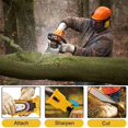 thumbnail image 5 of Chainsaw Sharpener, Chainsaw Sharpener Set with 3 Whetstones, Fast Woodworking Tools for Lumberjacks, Lawn Mowers, Chainsaws, 5 of 5