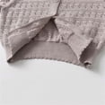 thumbnail image 7 of Sentuca Kids Girls Cardigan Sweaters Size 3-4Y Lightweight Long Sleeve Knitted Openwork Cardigan Casual Comfortable Sweater Coats Coffee, 7 of 7