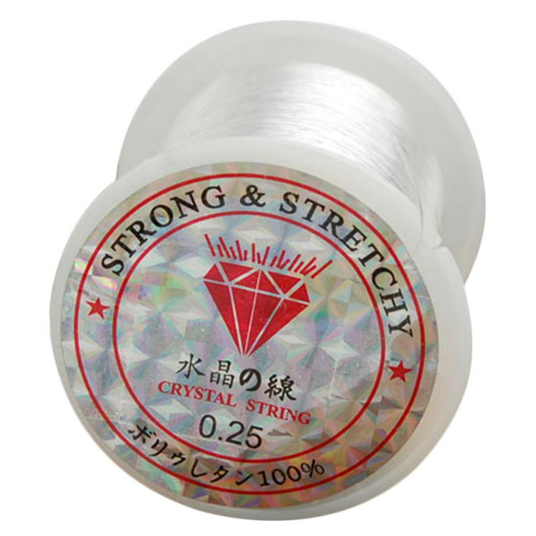 70m/roll 0.25mm Bracelet String Clear Stretch String Cord for Jewelry Making Beading Thread Elastic String Cord, Women's, Size: 3mm 4mm 5mm