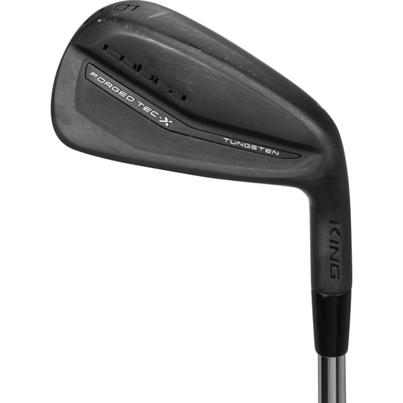 Pre-Owned Cobra King Forged Tec X 2022 Black 5-PW Iron Set Regular FST KBS Tour 75 VG