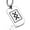 Silver, variant on Stainless Steel Elder Futhark Inguz Rune Dog Tag Pendant Necklace