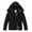 Black, variant on Kids Girls Winter Ski Jacket Fleece Lined Windproof Waterproof Jackets Removable Hood