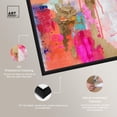 thumbnail image 4 of Exuberant Hues III Canvas Colorful Spring Art by Art Remedy, Black Frame, 12 x 12, 4 of 7