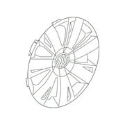 Genuine OE Volkswagen Wheel Cover - 5C0-601-147-A-QLV
