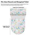 thumbnail image 7 of HELLHERO Toilet Seat Protector for Elastic Bottom Elastic Fabric Stretch Easy to Install Stretchy Fabric Adjustable Elastic Installation Adds Holiday Charm, 7 of 7