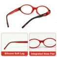 thumbnail image 3 of EnzoDate Glasses Frame Silicone Size 45mm No Screw Safe Flexible Optical Bendable Kids Eyeglasses Boys Girls 3-5y, 3 of 5
