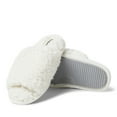 thumbnail image 2 of Dearfoams Womens Lane Teddy Slide Slippers, 2 of 5