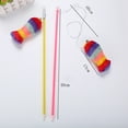 thumbnail image 3 of Pet Teaser Toy Creative Plush Fish Funny Cat Teaser Wand Cat Interactive Toy, 3 of 7