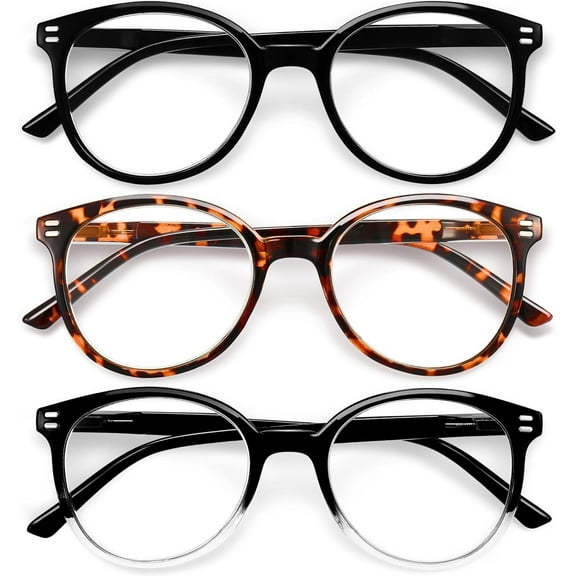 GIBLOGO Reading Glasses for Women/Men Eye Glasses Blue Light Reading Glasses Cheaters Eyeglasses