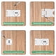 thumbnail image 5 of Cerradura de Combinación Sin Llave Uxcell 3.5" Pestillo de Contraseña Mecánico con Perilla de Giro Cerraduras de Hasp 90 Grados Cerradura de Puerta de Granero Blanca, 5 of 7