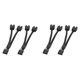 thumbnail image 1 of 4 Piezas de Cable de ExtensióN USB para Placa Base de Computadora de 9 , 1 Hembra A 2 Macho y Splitter Audio HD Cable de ExtensióN para PC DIY, 1 of 5