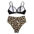 thumbnail image 6 of RXRXCOCO High Waist Bikini Set Sexy Push Up Two Pieces Women Swimsuit, 6 of 12