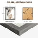 thumbnail image 5 of Marco de fotos JDZIVTOP de madera plástica gris envejecido de 25 x 35 cm, 5 of 6