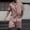 A_ Pink, variant on YLSDY Mens Cotton Shirts and Shorts 2 Pieces Short Sets Lapel Button Down Shirt Set Casual Vacation Beach Outfits Pink 8