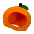 thumbnail image 4 of Wxqbjtam Fruit Headgear Hat Birthday Party Hat for Gift Holidays Masquerade Roles Playing Orange, 4 of 9