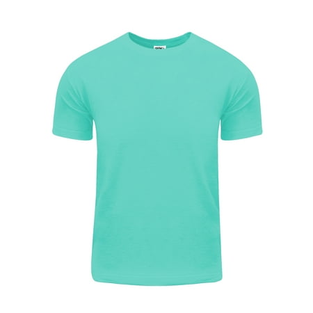 Shaka Wear Men's Active Premium Cotton Basic Short Sleeve T Shirt