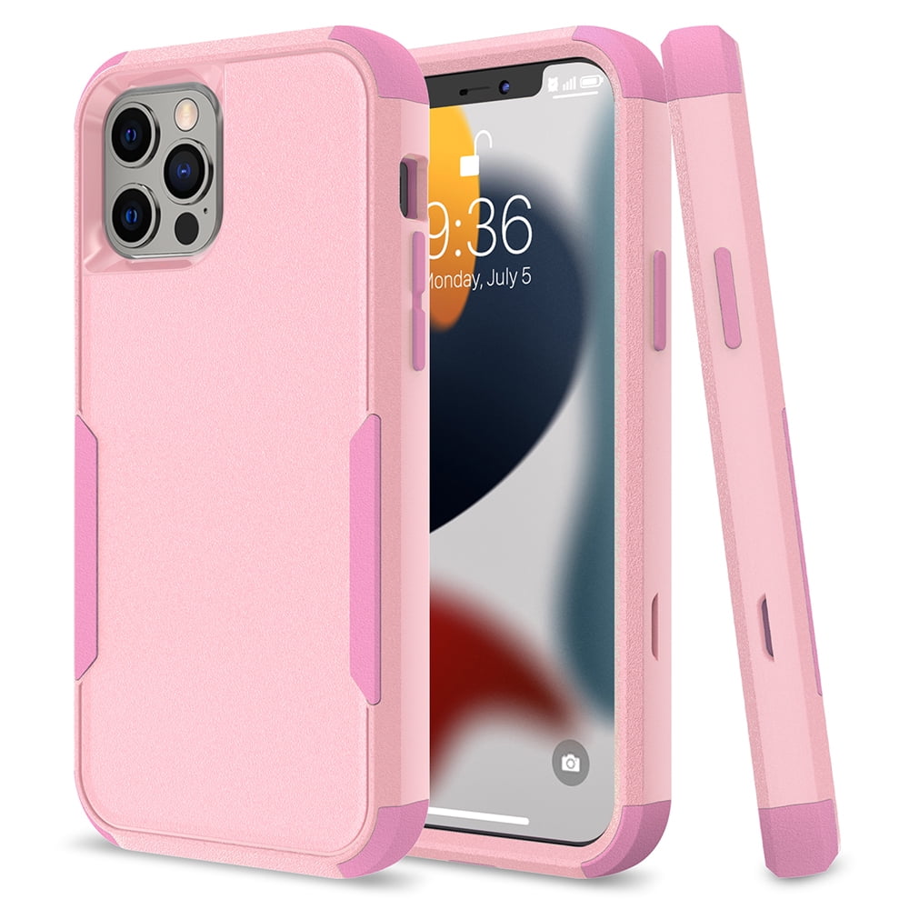 Military Grade Tuff Hybrid Armor Case For Iphone 13 Pro Max Pink Walmart Com