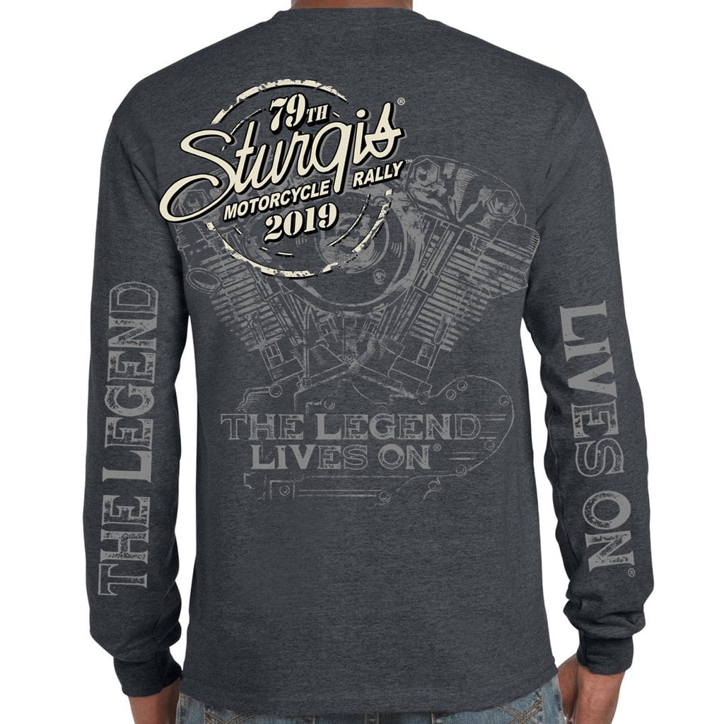 2019 Sturgis Black Hills Rally Mens Biker Motorcycle T-Shirt 79TH Anniversary